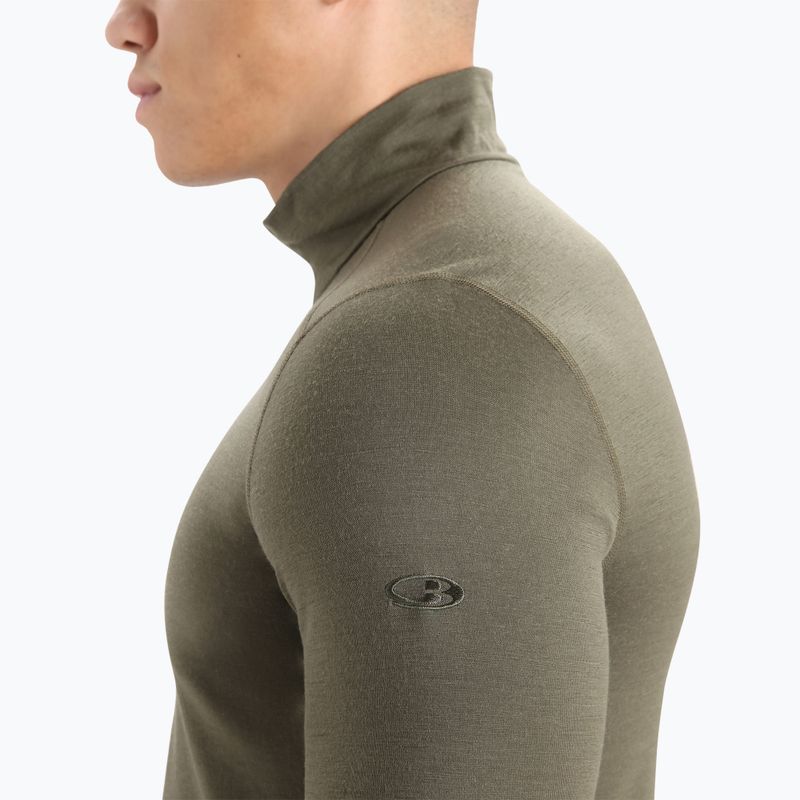 Herren Thermo-Sweatshirt icebreaker Merino 200 Oasis Half Zip loden 5