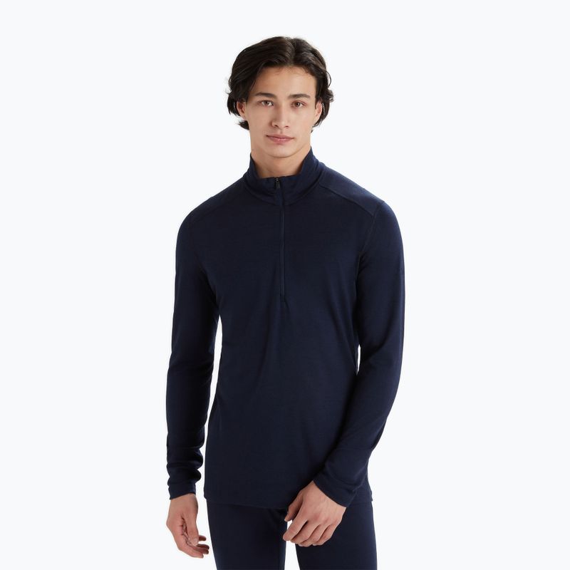 Herren Thermo-Sweatshirt icebreaker Merino 200 Oasis Half Zip midnight navy