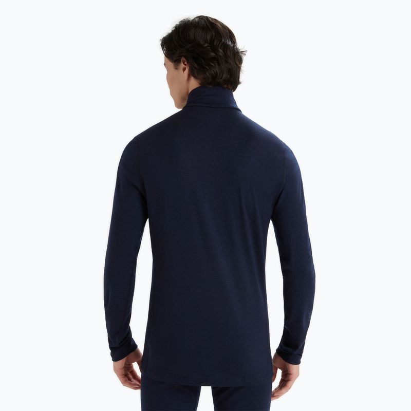 Thermoaktiv Hoodie Sweatshirt Herren icebreaker Merino 200 Oasis Half Zip midnight navy 3