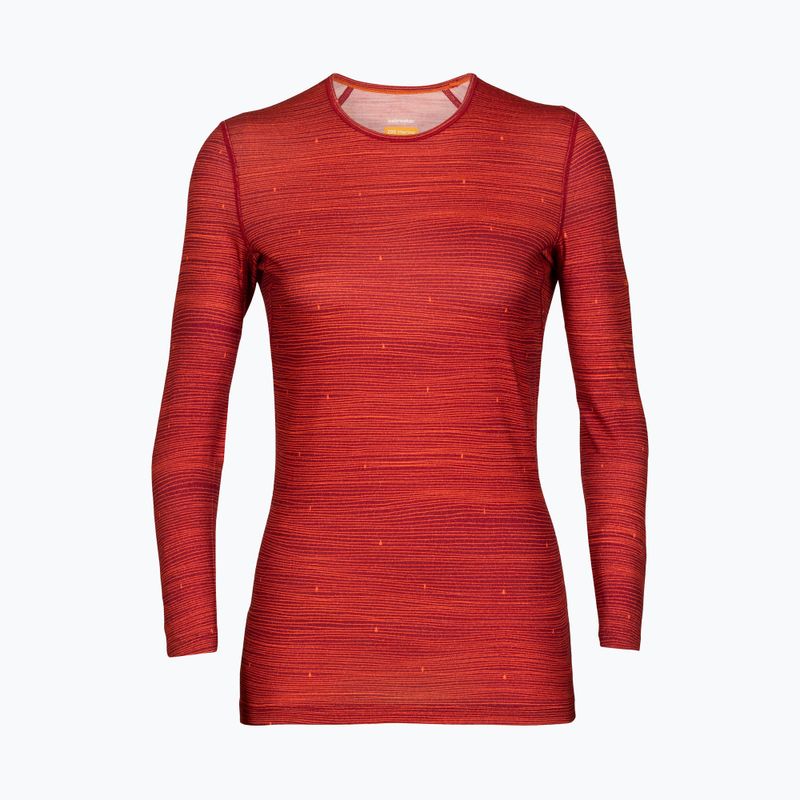 Damen Thermoaktivshirt icebreaker 200 Oasis Crewe cherry/flash/aop 5