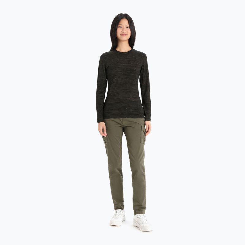 Damen Thermo-T-Shirt icebreaker 200 Oasis schwarz IB0A56HX5941 2