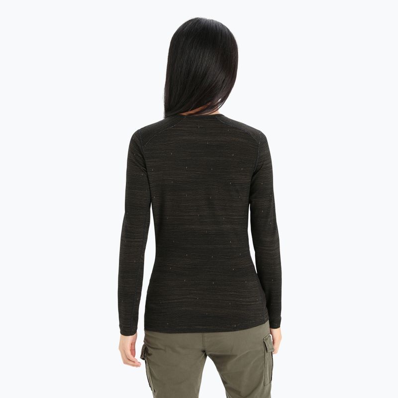 Damen Thermo-T-Shirt icebreaker 200 Oasis schwarz IB0A56HX5941 3