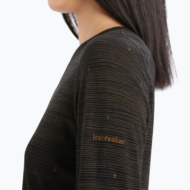 Damen Thermo-T-Shirt icebreaker 200 Oasis schwarz IB0A56HX5941 5
