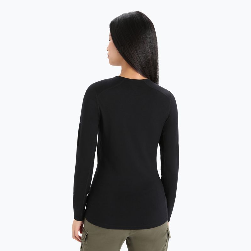 Damen Thermo-T-Shirt icebreaker 200 Oasis schwarz IB0A56I10011 3