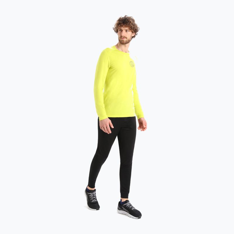 Thermoaktives Herren-Longsleeve icebreaker 200 Oasis Crewe Alps 3D shine 2