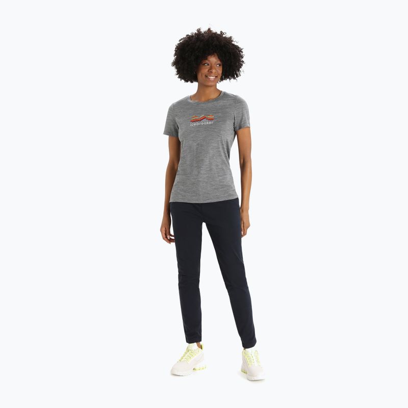 Damen-Trekking-T-Shirt Icebreaker Tech Lite II grau IB0A56IS0041 3