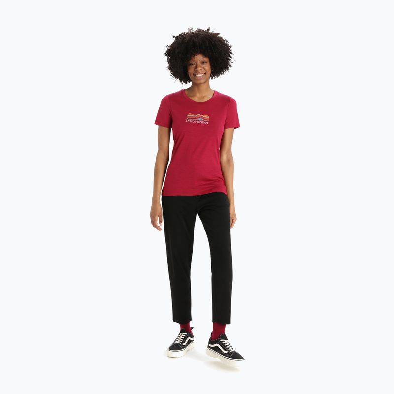 Icebreaker Tech Lite II Damen-Trekking-Shirt rosa IB0A56IS0591 3