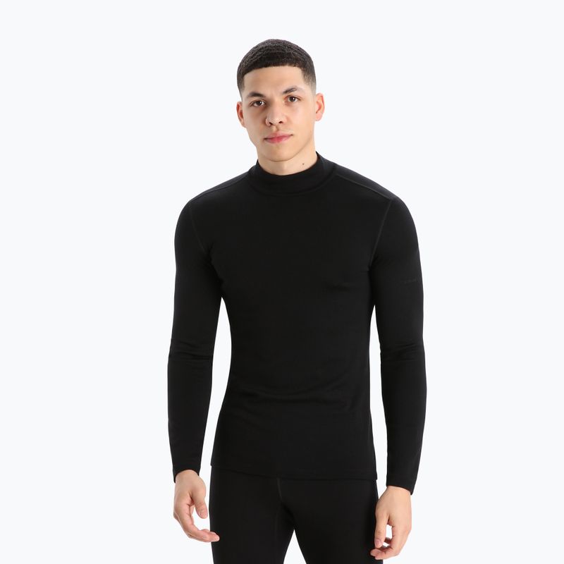 Herren Thermo-Sweatshirt icebreaker 260 Tech Turtleneck schwarz