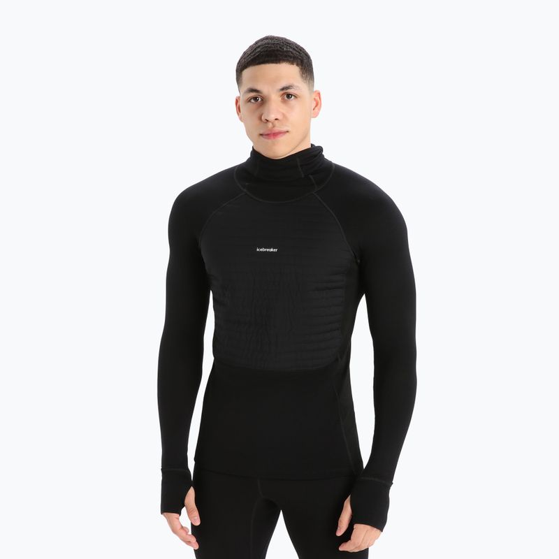 Icebreaker ZoneKnit Isolierte Herren Trekking Jacke schwarz