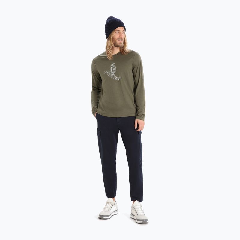 Icebreaker Tech Lite II Herren Wander-T-Shirt grün IB0A56KY0691 3