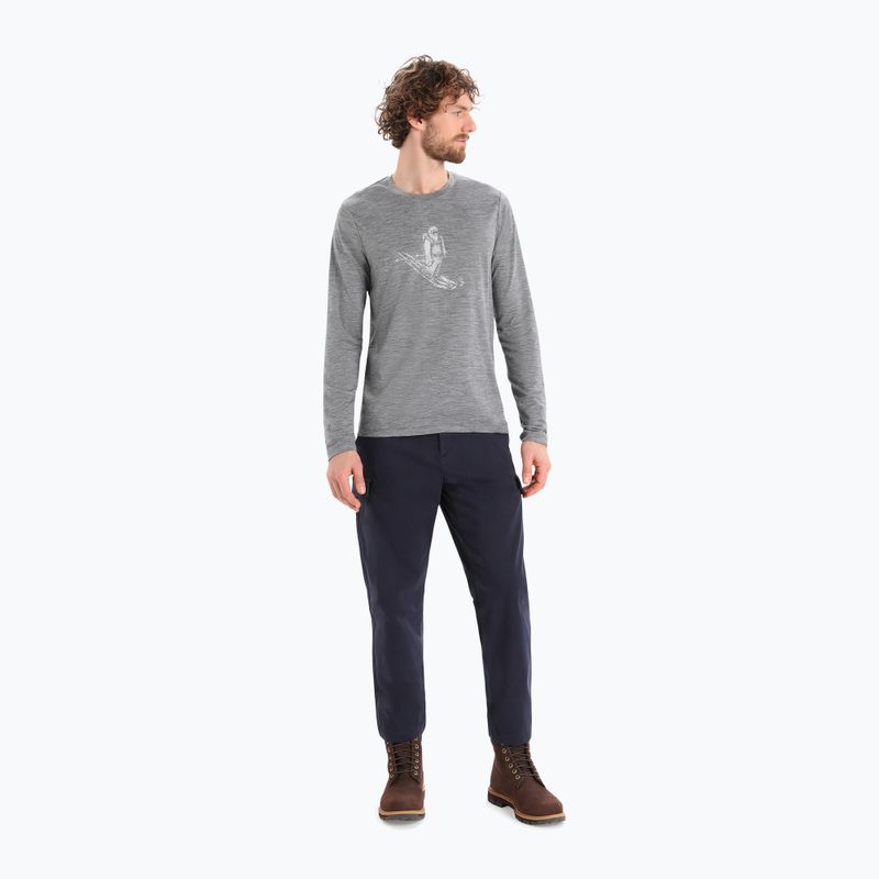 Icebreaker Tech Lite II Herren Wander-T-Shirt grau IB0A56KY0041 3