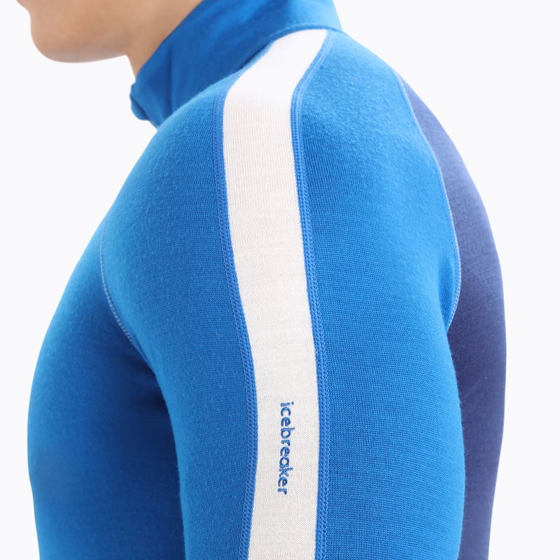 Herren Thermoaktivshirt icebreaker ZoneKnit 260 Half Zip lazurite/royal navy/snow/cb 6