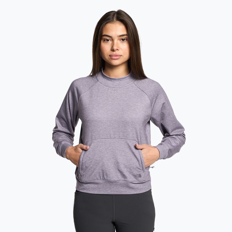 Damen-Trekking-Sweatshirt The North Face Juniper Basin Crew lila NF0A7ULJN581