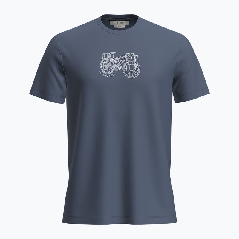 Trekking Shirt Herren icebreaker Merino 150 Tech Lite SS Tee Adventure Ride dawn