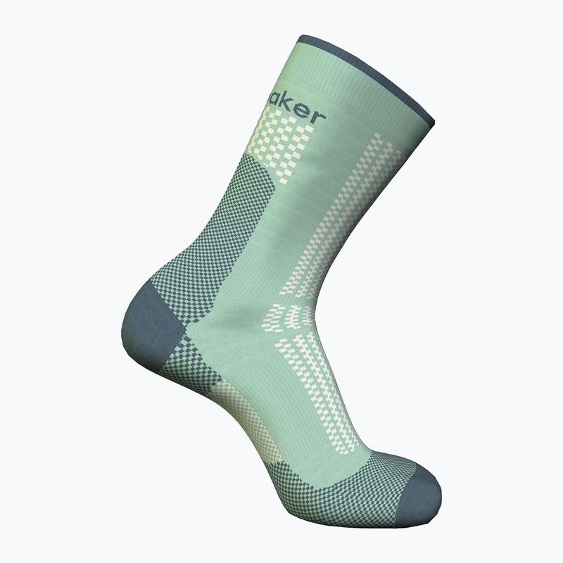 Trekking Socken Herren icebreaker Merino Hike+ Ultralight Crew mint/blue ash 2