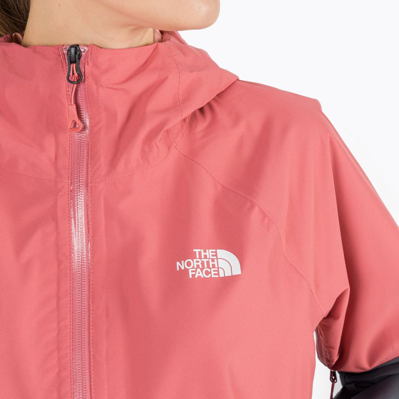 Damen Regenjacke The North Face Diablo Dynamic JKT grau-rosa NF0A555W59L1 6