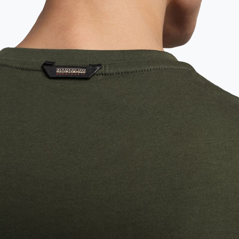 Herren Napapijri NP0A4G34 verde T-Shirt