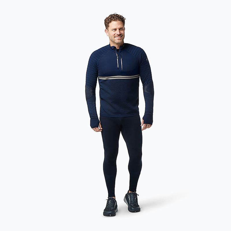 Thermoaktives Herren-Sweatshirt Smartwool Intraknit Merino Tech 1/4 Zip deep navy 6