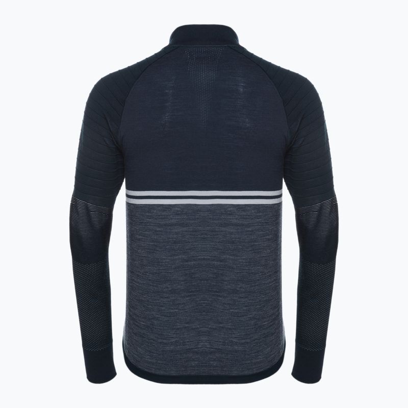 Thermoaktives Herren-Sweatshirt Smartwool Intraknit Merino Tech 1/4 Zip deep navy 2