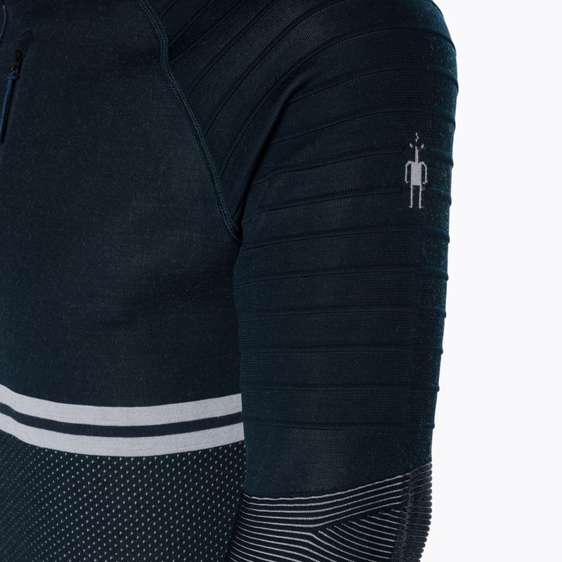 Thermoaktives Herren-Sweatshirt Smartwool Intraknit Merino Tech 1/4 Zip deep navy 4