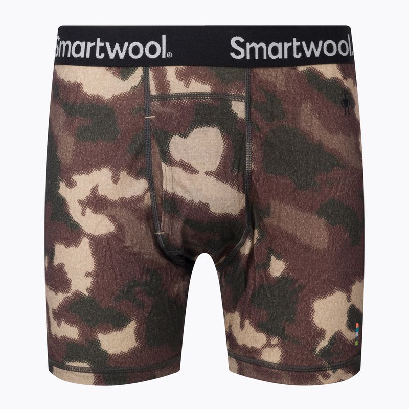 Smartwool Merino Print Boxershorts für Männer Boxed camo 15151 Thermo-Boxershorts