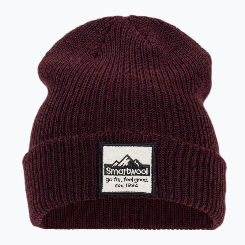 Wintermütze Smartwool Patch dunkelrot 11493-K4 2