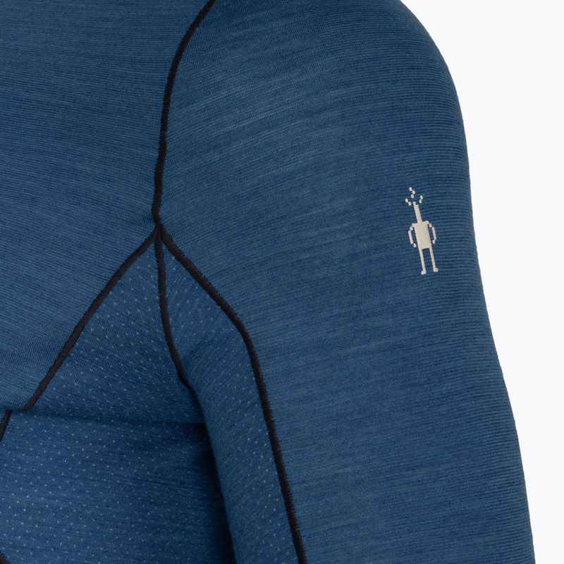 Thermoactives Longsleeve Damen Smartwool Merino Sport Crew laguna blue/ deep navy 3