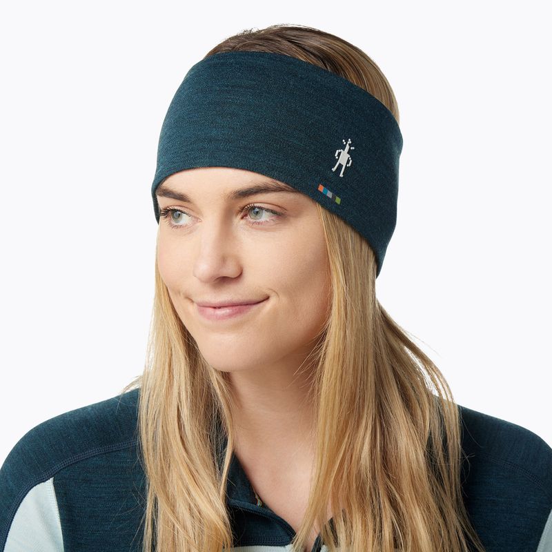 Stirnband Smartwool Thermal Merino Reversible blau SC969-G75