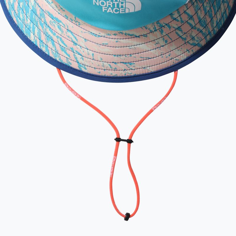 The North Face TNF Run Bucket weiß-blaue Laufmütze NF0A7WH5IR11 3