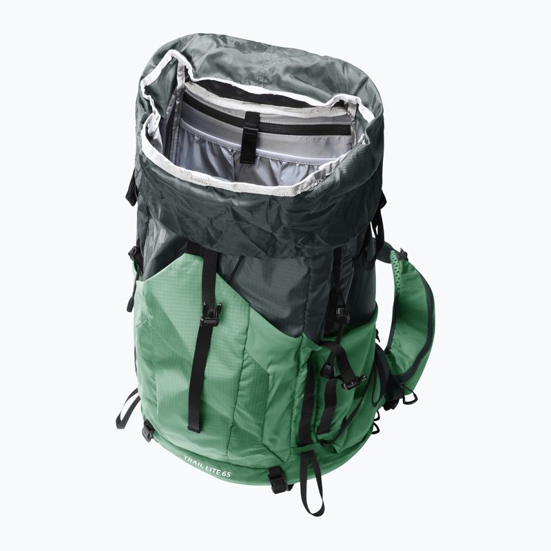 The North Face Trail Lite 65 l grüner Wanderrucksack NF0A81CEP7P1 5