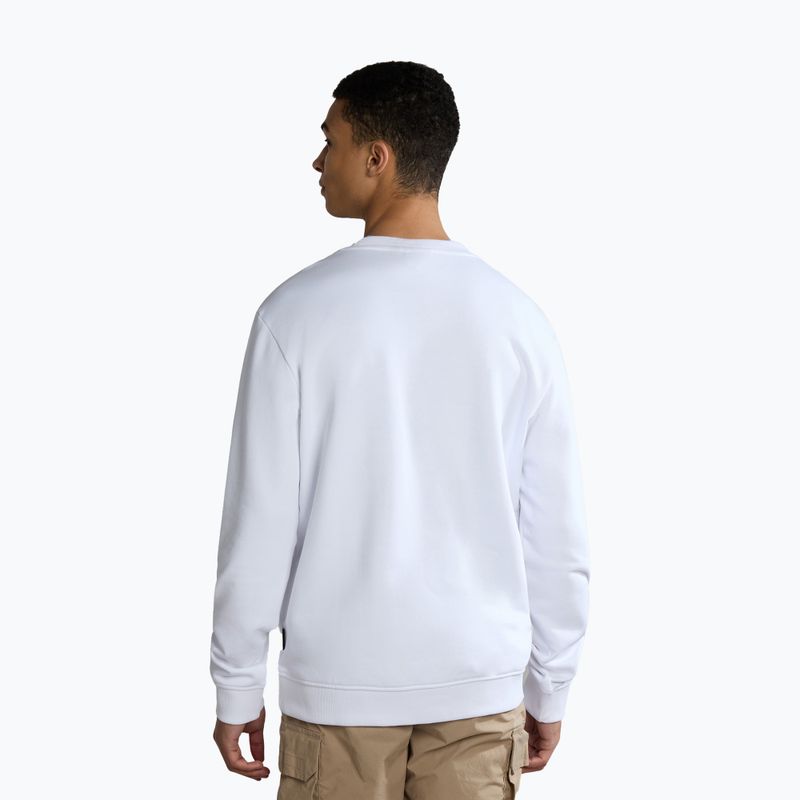 Herren Napapijri Balis Crew Sum 2 helles weißes Sweatshirt 3