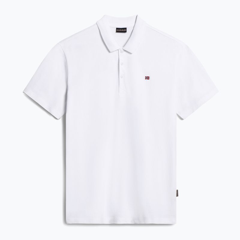 Herren Napapijri Ealis hellweißes Poloshirt 5