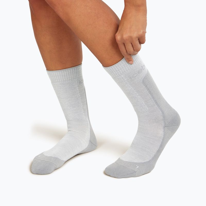 Trekking Socken Damen icebreaker Merino Hike+ Medium Crew ether/alloy 3