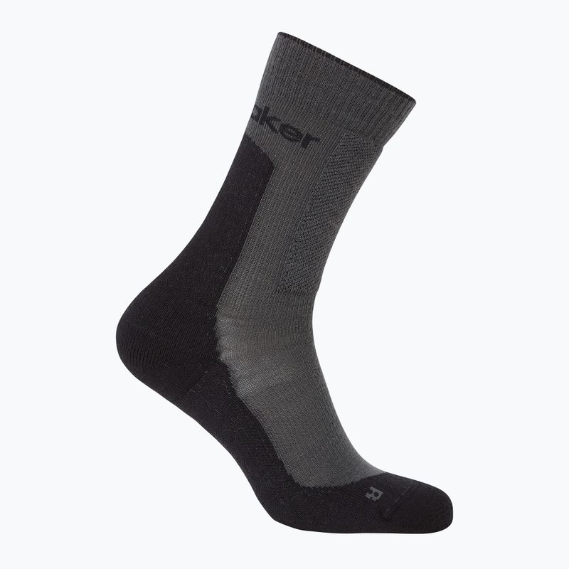Icebreaker Damen Socken Merino Hike+ Medium Crew obsidian/schwarz