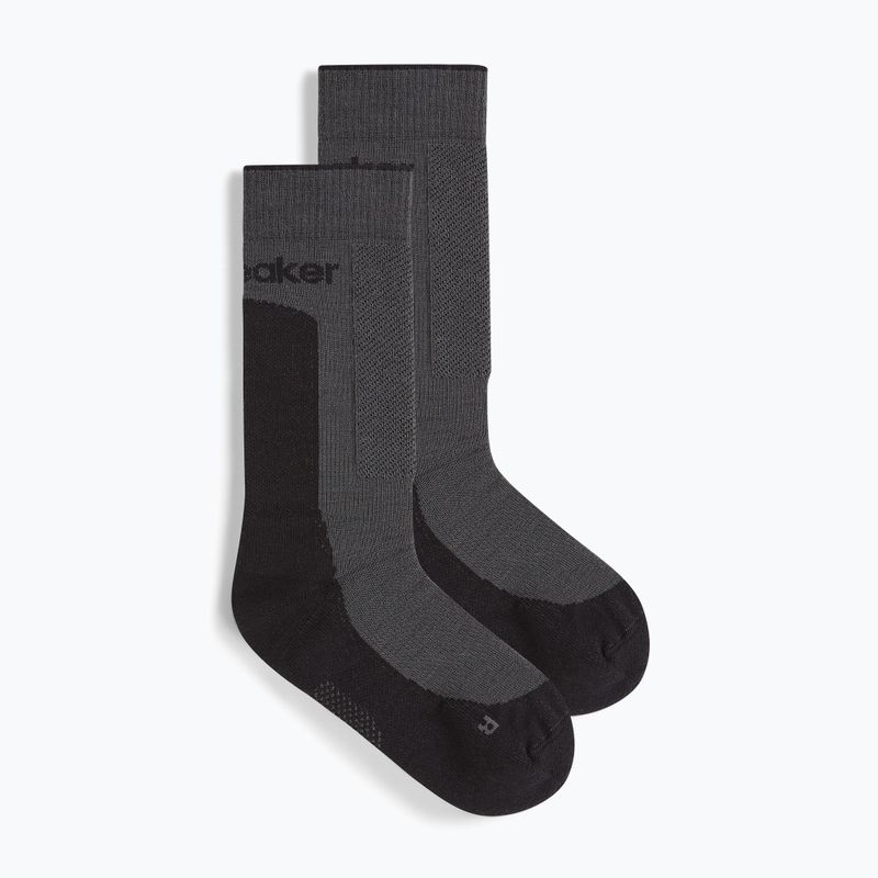 Icebreaker Damen Socken Merino Hike+ Medium Crew obsidian/schwarz 2