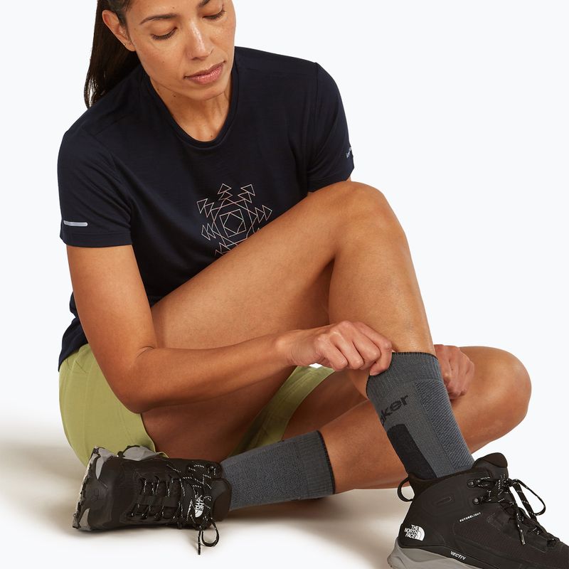 Socken Damen icebreaker Merino Hike+ Medium Crew obsidian/black 4
