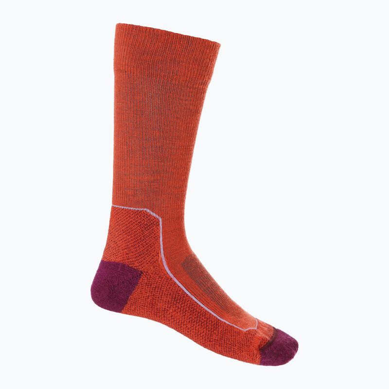 Icebreaker Damen Wandersocken Hike+ Light Crew rot 105099