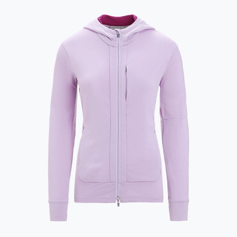 Icebreaker Damen-Trekkingjacke Quantum III LS Zip Hood lila 0A59JW 8