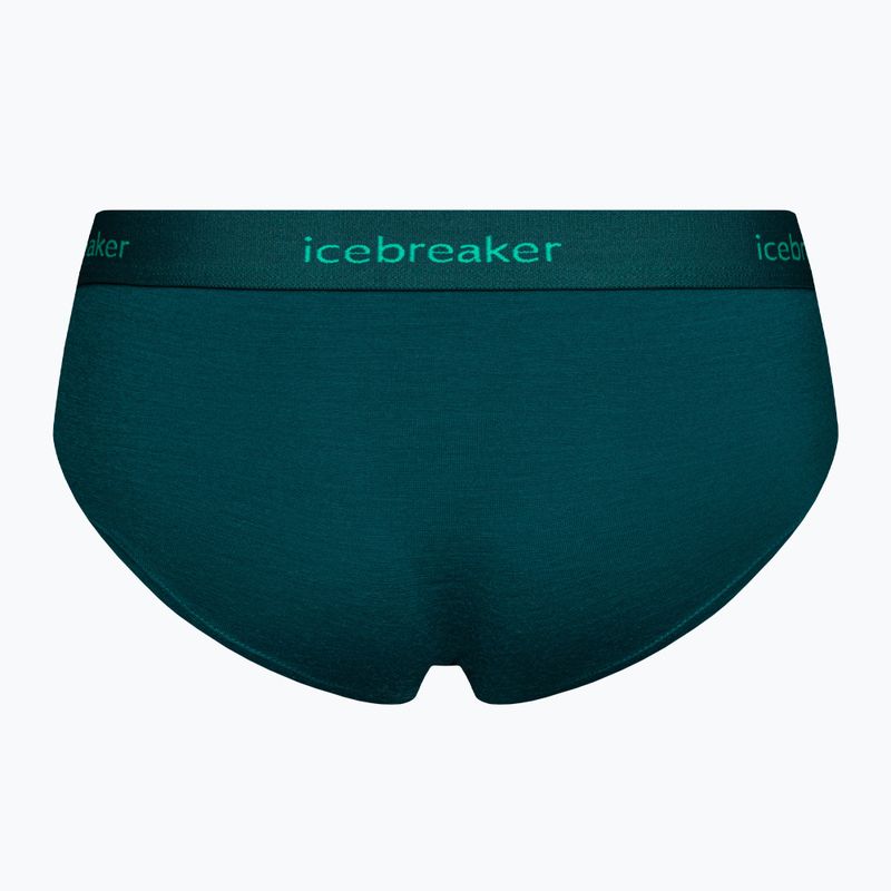 Icebreaker Damen Thermo-Boxershorts Sprite Hot grün 103023 2