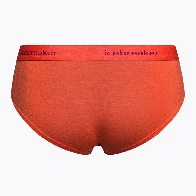 Icebreaker Damen Thermo-Boxershorts Sprite Hot red 103023 2