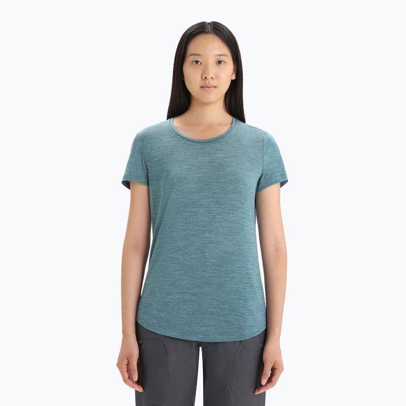 Icebreaker Damen Thermo-T-Shirt Sphere II grün IB0A56D37931