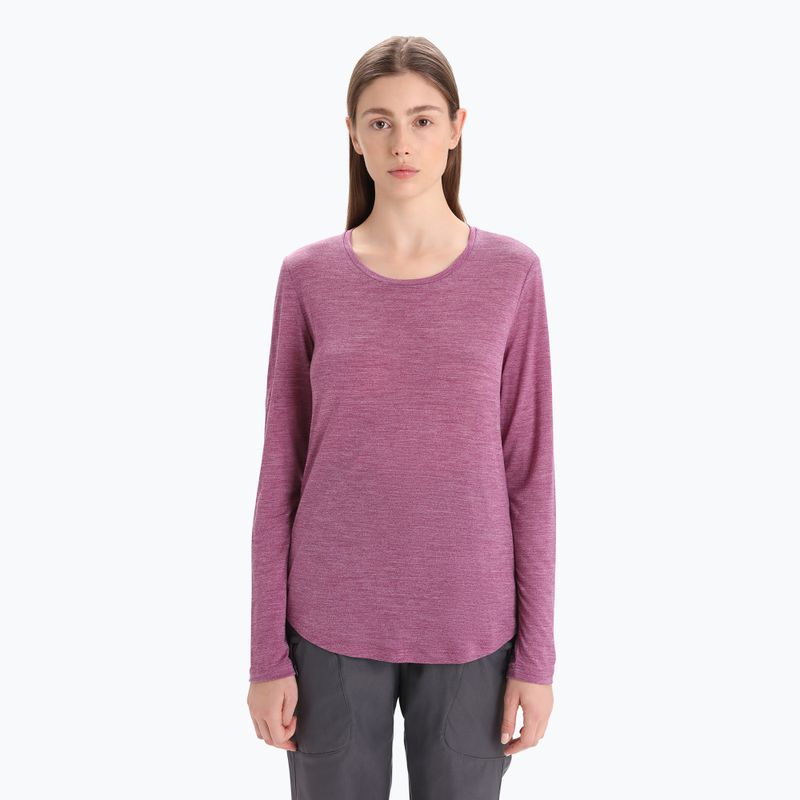 Icebreaker Sphere II Damen Thermo-T-Shirt kastanienbraun IB0A56EJ7941