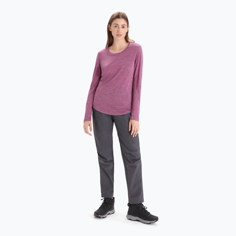 Icebreaker Sphere II Damen Thermo-T-Shirt kastanienbraun IB0A56EJ7941 2