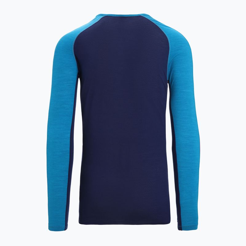 Herren Thermoaktivshirt icebreaker 125 Zoneknit Crewe geo blue 8