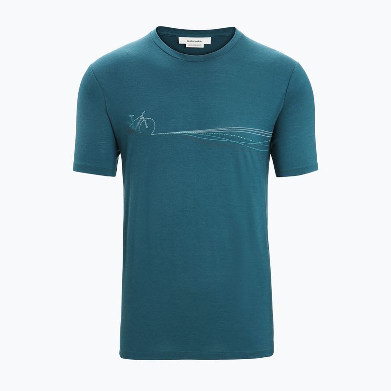 Herren Thermo-T-Shirt icebreaker Tech Lite II Cadence Paths grün IB0A56N87281 6