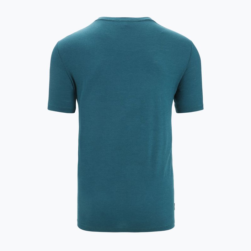 Herren Thermo-T-Shirt icebreaker Tech Lite II Cadence Paths grün IB0A56N87281 7