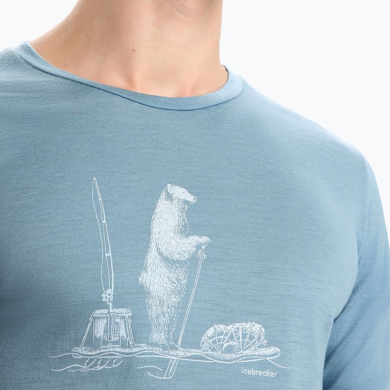 Herren Thermo-T-Shirt icebreaker Tech Lite II Polar Paddle blau IB0A56NA7301 4