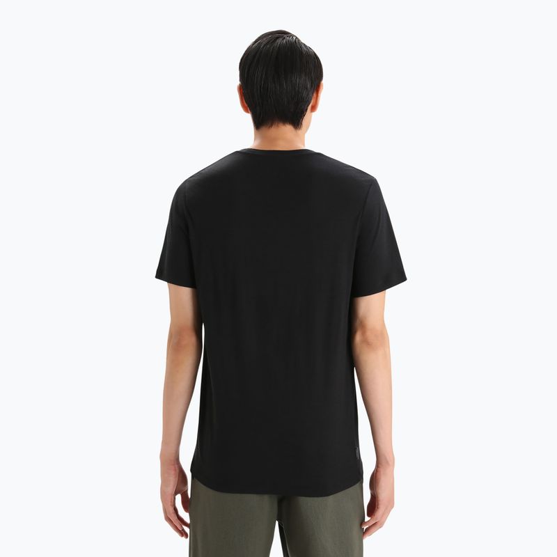 Herren Thermo-T-Shirt icebreaker Tech Lite II Polar Paddle schwarz IB0A56NA0011 3