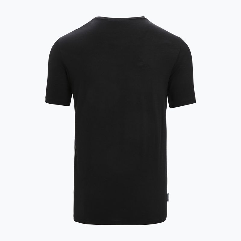 Herren Thermo-T-Shirt icebreaker Tech Lite II Polar Paddle schwarz IB0A56NA0011 7