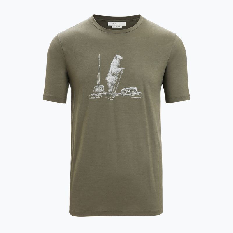 Herren Thermo-T-Shirt icebreaker Tech Lite II Polar Paddle grün IB0A56NA0691 6